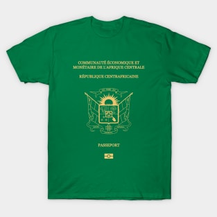 Central African Republic passport T-Shirt